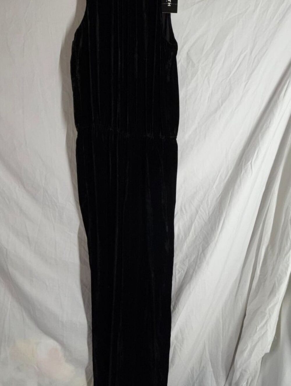 Worth New York Black Velvet Cutaway Jumpsuit Size 4 NWT Evening Formal